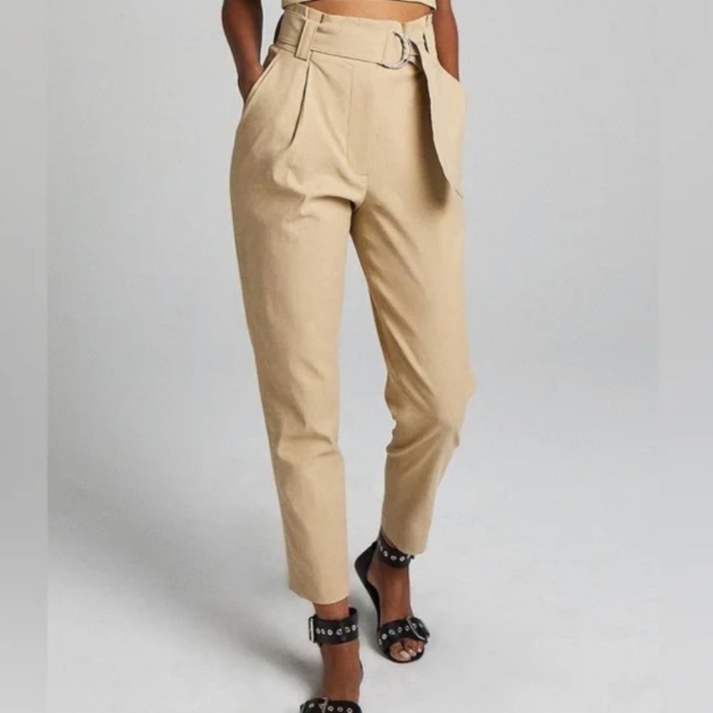 A.L.C | Diego Linen Paperbag Pants